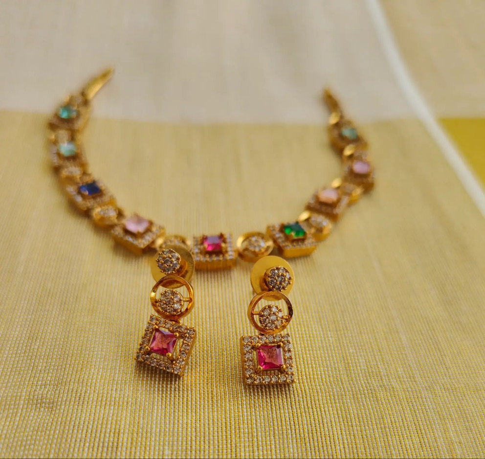 Zinda' AD Necklace with Earrings ASM02