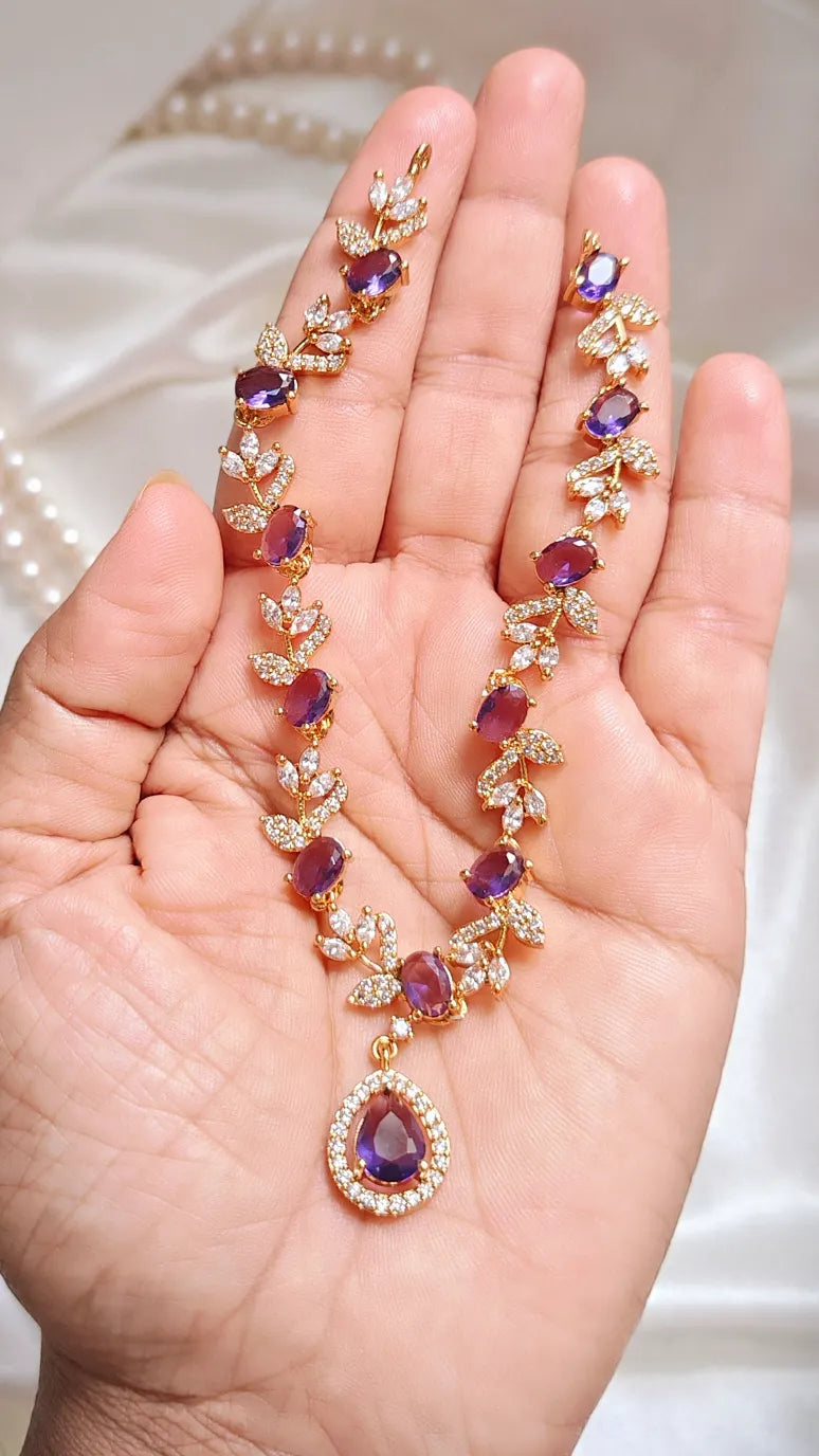 Purpledrops AD Necklace ASM18
